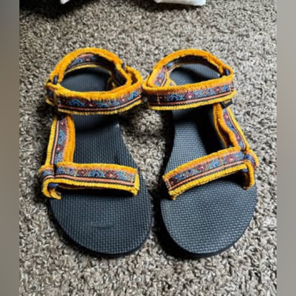 Teva Women's Sandals - Black and Yellow